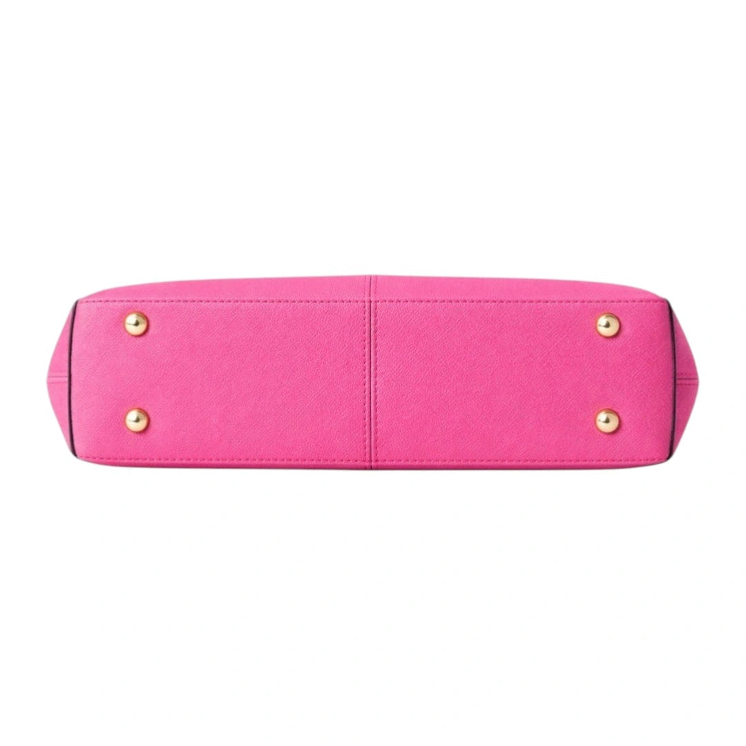 Velzir Jhai Hot Pink Women Leather Shoulder Bag